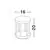 Stalp mic LED, Nova Luce Nereus, 8W, 3000K, 160x200mm, negru, IP65