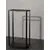 Stalp mic LED, Nova Luce Vel, 9W, 3000K, 260x150x500mm, negru, IP65
