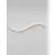 Aplica LED, Nova Luce Wave, 20W, 3000K, forma "S", auriu-negru