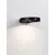 Aplica LED, cu senzor, Nova Luce Aigo, 2W, 3000K, 160x177x32mm, negru, solar, IP65