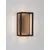Aplica LED, Nova Luce Vel, 9W, 3000K, 150x125x260mm, negru, IP65