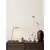 Veioza LED, Nova Luce Flute, 18W, 3000K, auriu, dimabil, dimmer pe fir