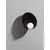Aplica Nova Luce Minim, 1xG9, alb, negru