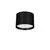 Spot fix LED Nova Luce Ziaza, 17W, 3000K, D120 mm, negru
