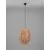 Pendul, Nova Luce Hay, 1xE27, 320x700/2000mm, fibre naturale-negru