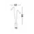 Stalp mic LED, Nova Luce Aether, 10W, 3000K, 520x800mm, negru, IP65