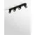 Plafoniera tip spot, Nova Luce Amecy, 4xGU10, liniar, negru