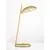 Veioza LED, Nova Luce Flute, 18W, 3000K, auriu, dimabil, dimmer pe fir