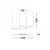 Pendul LED, Nova Luce Strita, 40W, 3000K, auriu satinat, dimabil, Triac