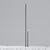 Stalp tip tarus, LED, ingropat, Maytoni Spear, 1W, 3000K, 10x426mm, grafit, IP65, O441FL-L1GF3K1