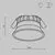 Spot fix LED, incastrat, Maytoni Okno, 18W, 3000-4000-6000K, 155x60mm, alb, IP44