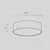 Plafoniera LED Maytoni Zon, 24W, 3000K, 60x220 mm, negru