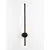 Aplica LED, Nova Luce Ridge, 12W, 3000K, negru, IP65