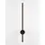 Aplica LED, Nova Luce Ridge, 12W, 3000K, negru, IP65