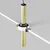 Spot mobil LED, incastrat, telescopic, Maytoni Focus T 1, 6W, 3000K, 30x40/300mm, alama