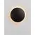 Aplica LED, Nova Luce Copper, 7W, 3000K, negru, IP65