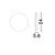 Aplica LED, Nova Luce Valno, 12W, 3000K, alb, IP65