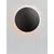 Aplica LED, Nova Luce Valno, 16W, 3000K, negru, IP65
