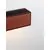 Aplica LED, Nova Luce Brown, 2W, 3000K, ruginiu-mahon, solar, senzor de miscare, IP65