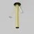 Spot mobil LED, incastrat, telescopic, Maytoni Focus T 1, 6W, 3000K, 30x40/300mm, alama