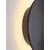 Aplica LED, Nova Luce Valno, 16W, 3000K, negru, IP65