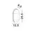 Aplica, Nova Luce Rafic, 1xE27, negru, IP65