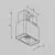 Spot fix LED, sina magnetica, Maytoni Points S, 2W, 3000K, 36x21x45mm, alb