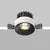 Spot fix LED, incastrat, Maytoni Round, 12W, 3000K, 73x60mm, negru