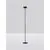 Lampadar LED, Nova Luce Persea, 2W, 3000K, 115x140x1150mm, negru, IP65