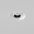 Spot mobil LED, incastrat, telescopic, Maytoni Focus T 1, 6W, 3000K, 30x40/200mm, alb