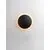 Aplica LED, Nova Luce Copper, 9W, 3000K, negru, IP65