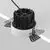 Spot fix LED, incastrat, Maytoni Round, 12W, 3000K, 73x60mm, negru