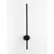 Aplica LED, Nova Luce Ridge, 12W, 3000K, negru, IP65