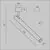 Spot mobil LED, aplicat, Maytoni Focus T, 6W, 3000K, 30x300mm, negru