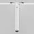 Spot mobil LED, incastrat, Maytoni Focus T, 6W, 3000K, 30x300mm, alb