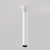 Spot mobil LED, incastrat, Maytoni Focus T, 6W, 3000K, 30x300mm, alb