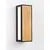 Aplica LED, Nova Luce Astral, 10W, 3000K, negru-lemn natural, IP65