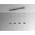 Pendul LED Schuller Orbes, 29W, 3000K, fumuriu-negru, dimabil