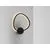 Aplica LED Schuller Opalis, 27W, 3000K, negru, dimabil Triac