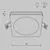 Spot fix LED incastrat Maytoni Phanton, 7W, 3000K, alb, IP20