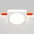Spot fix LED incastrat Maytoni Phanton, 7W, 3000K, alb, IP20