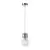 Pendul Smarter Snoot, 1xE27, crom-transparent, diametru 150 mm