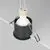 Spot fix incastrat Maytoni Reif, 1xGU10, negru, rotund, IP20