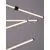 Pendul LED Nova Luce Stalactite, 79W, 3000K, 6467 lumeni, Hmax 2500 mm, alb, negru, dimabil Triac