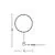 Lampa decorativa LED AZzardo Vanessa, 3000/4000/6000K, negru