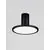 Lustra LED Nova Luce Ekei, 14W, 3000K, negru, reglabil
