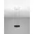 Pendul LED Nova Luce Afi, 24W, 3000K, alb-negru, dimabil, senzor de miscare