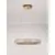Pendul LED Nova Luce Kinara, 70W, 3000K, auriu, dimabil, Triac