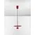 Pendul LED Nova Luce Edem, 8W, 3000K, rosu