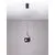 Pendul LED Nova Luce Kedros, 9W, 3000K, negru, dimabil, reglabil